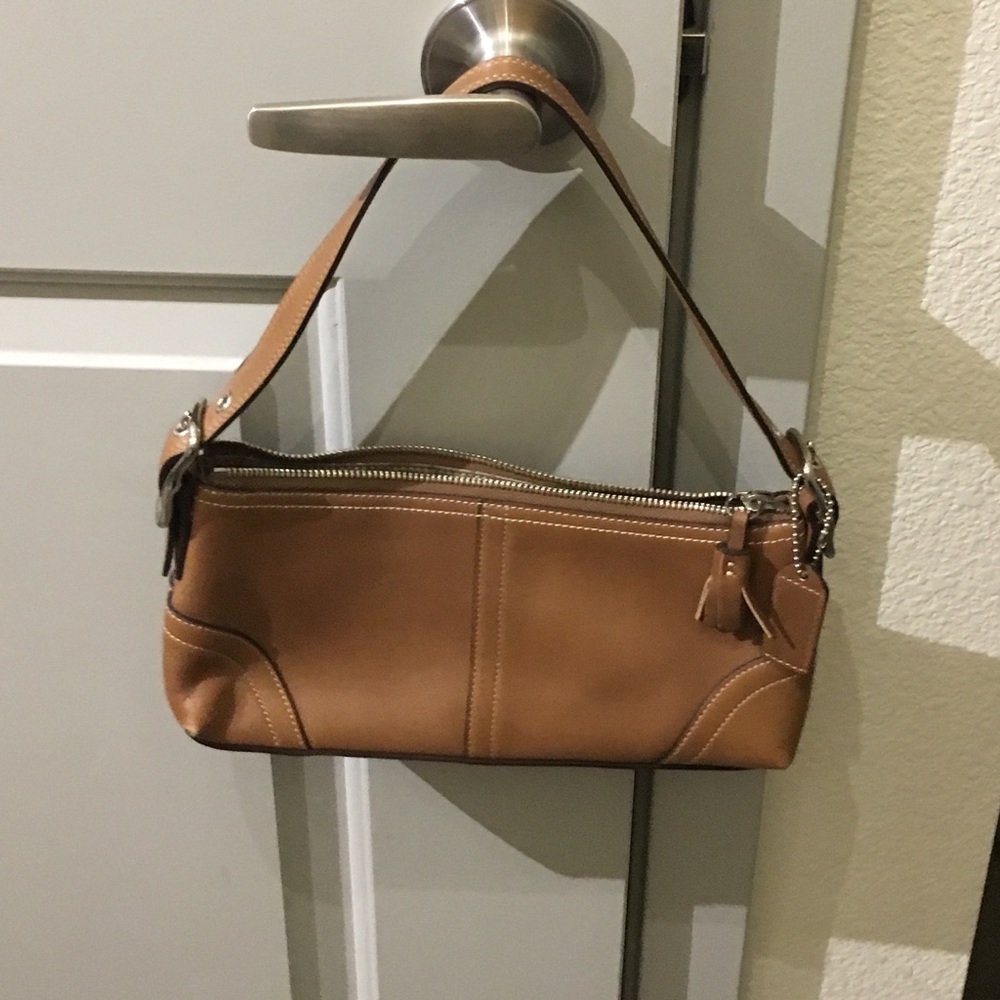 Brown coach purse